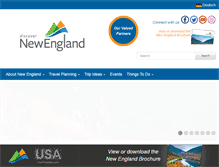 Tablet Screenshot of discovernewengland.org